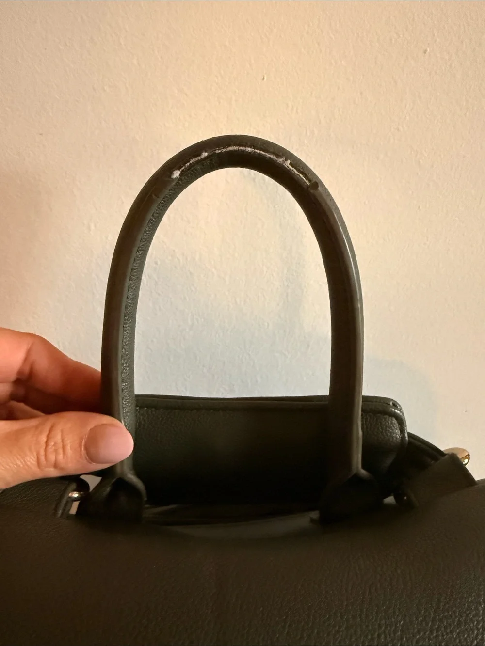 Ayla & Co Green Leather Diaper Bag
